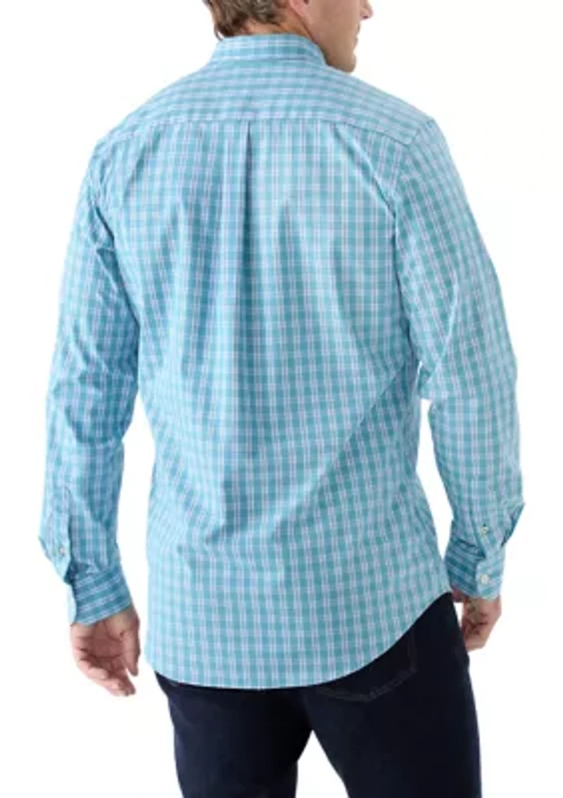 Big & Tall Comfort Plus Woven Performance Button Down Shirt