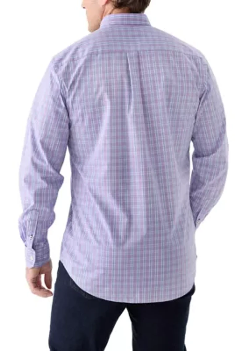 Big & Tall Comfort Plus Woven Performance Button Down Shirt