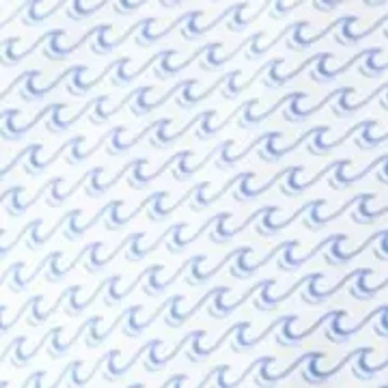 Big & Tall Short Sleeve Breeze Waves Print Woven Shirt
