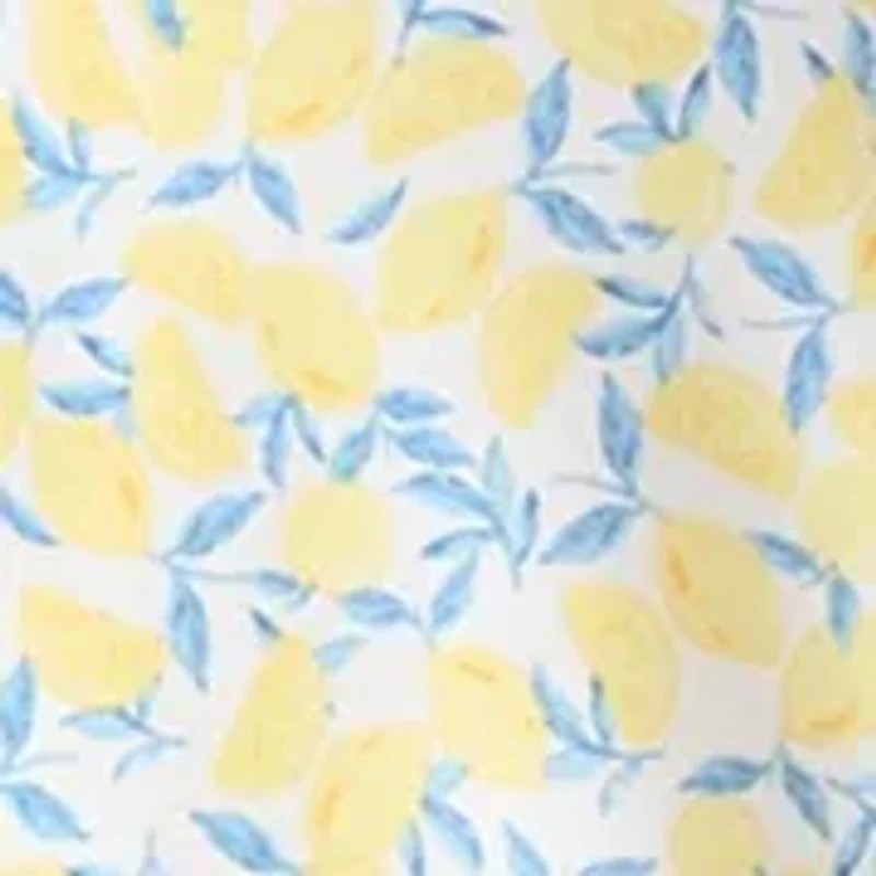 Big & Tall Short Sleeve Breeze Lemon Printed Shirt