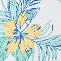 Big & Tall Sunshield Floral Printed Polo Shirt
