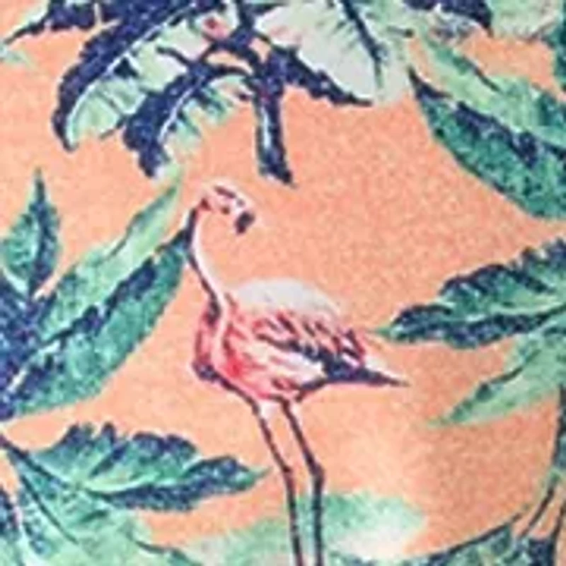 Big & Tall Flamingo Printed Polo Shirt