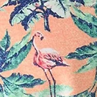 Big & Tall Flamingo Printed Polo Shirt