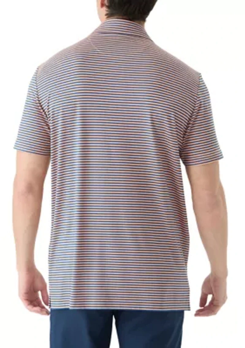Clubhouse Stripe Polo Shirt