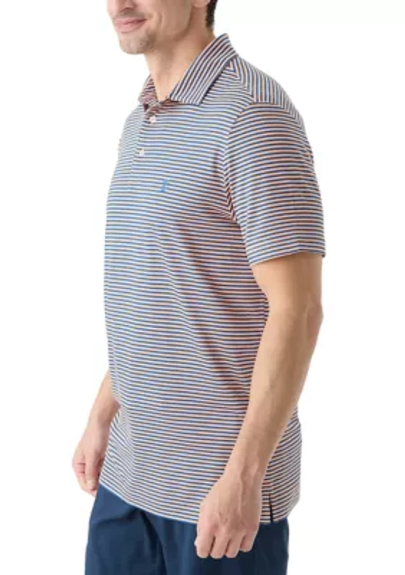 Clubhouse Stripe Polo Shirt