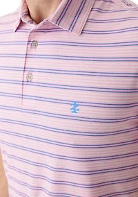 SwingFlex Elite Clubhouse Stripe Polo Shirt