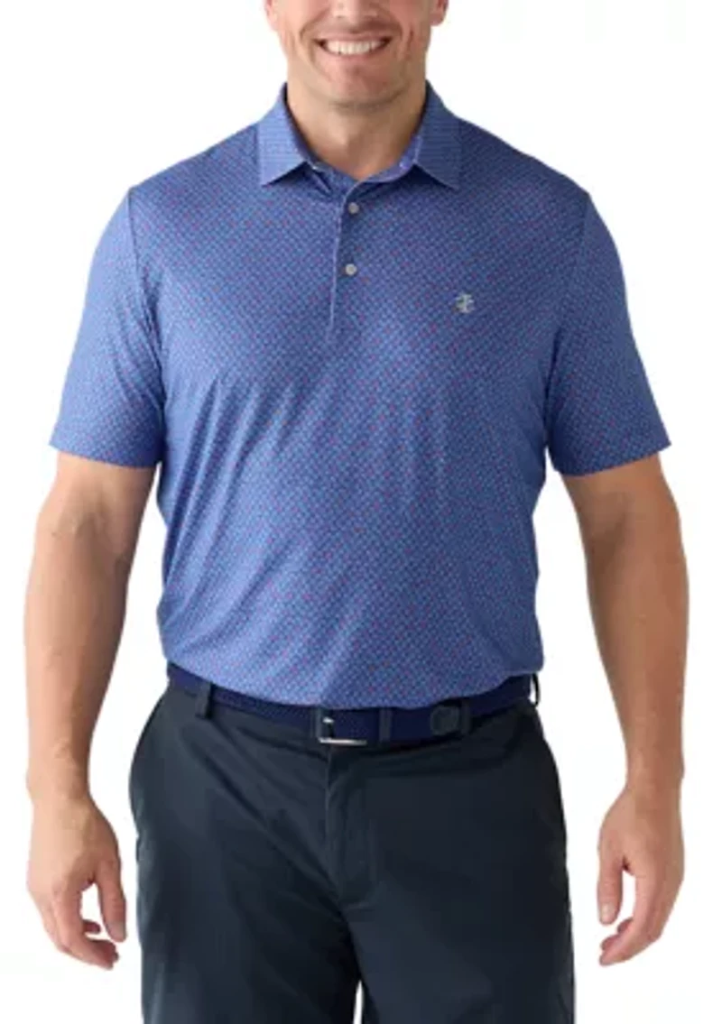 Big & Tall Short Sleeve Crabbin' Around Polo Shirt