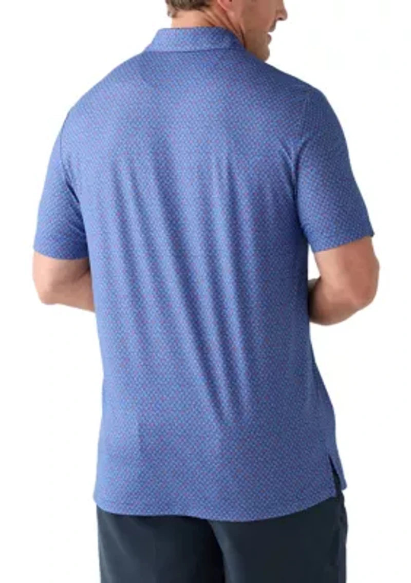 Big & Tall Short Sleeve Crabbin' Around Polo Shirt
