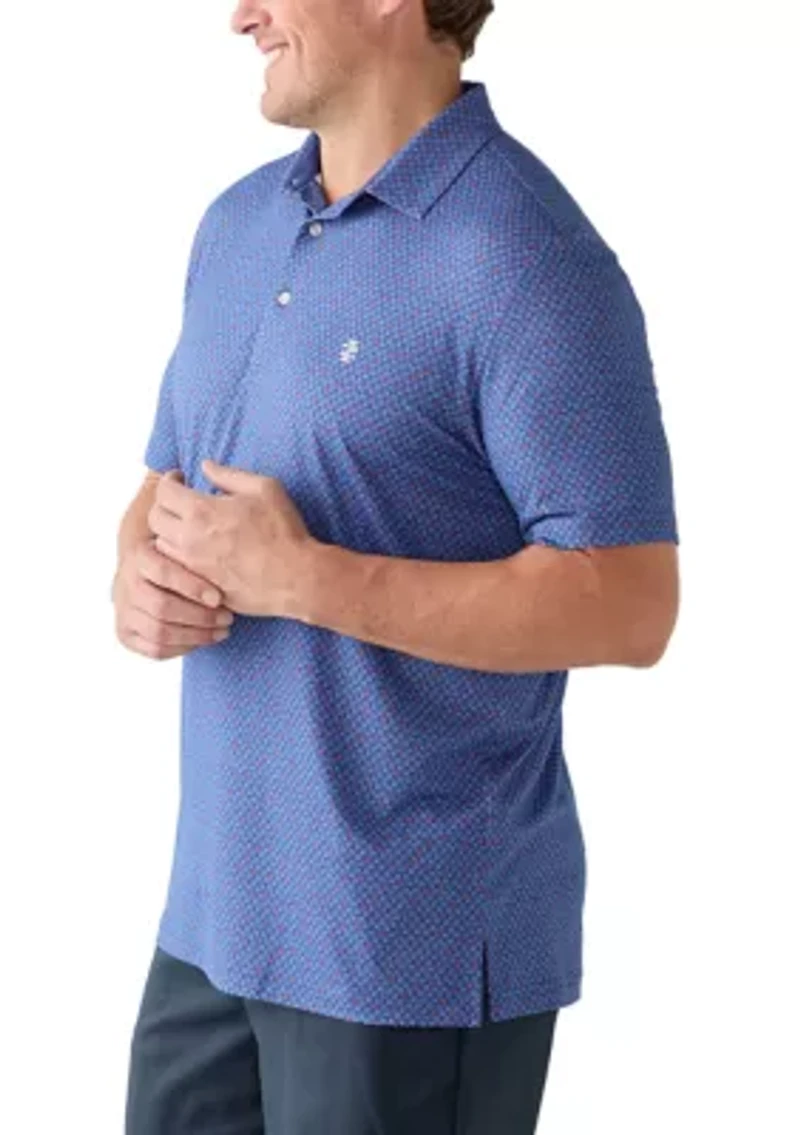 Big & Tall Short Sleeve Crabbin' Around Polo Shirt