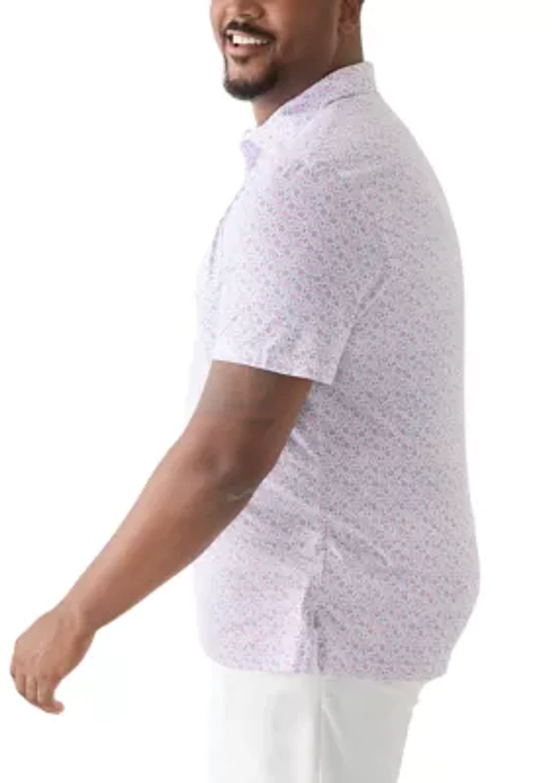 Big & Tall Swingflex Elite Printed Polo Shirt