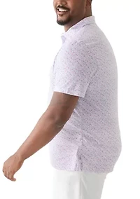 Big & Tall Swingflex Elite Printed Polo Shirt