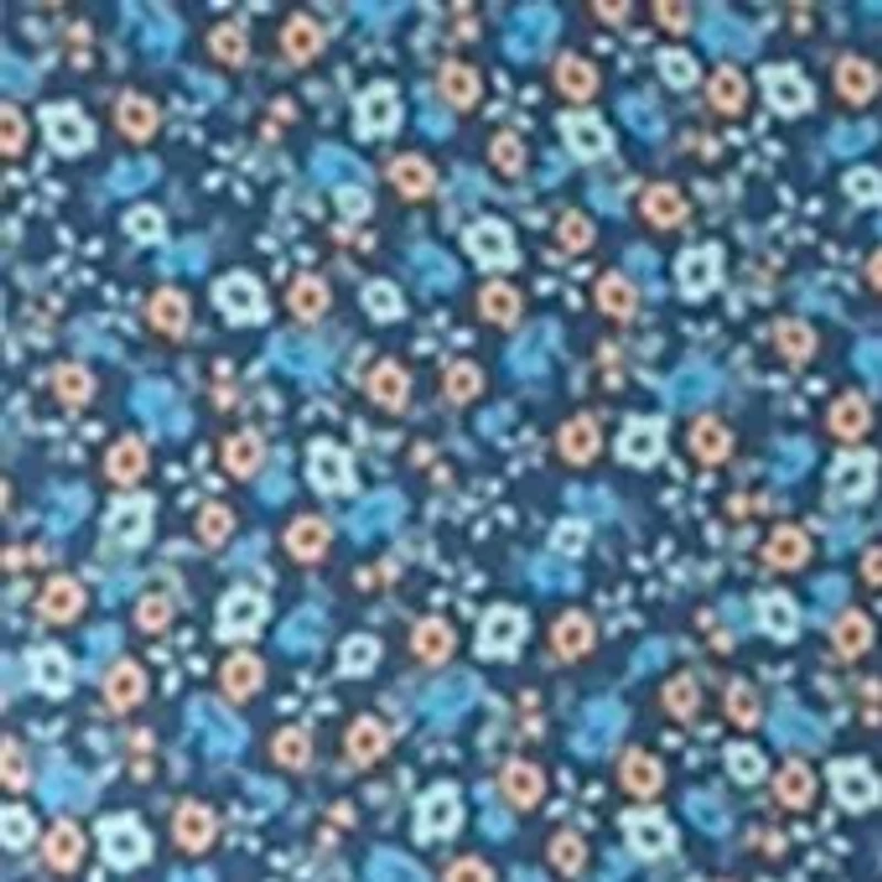 Ditsy Floral Print Polo Shirt
