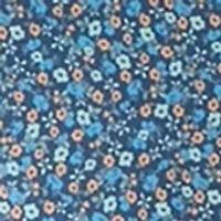 Ditsy Floral Print Polo Shirt