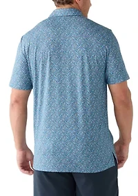 Big & Tall SwingFlex Elite Fashion Print  Polo Shirt