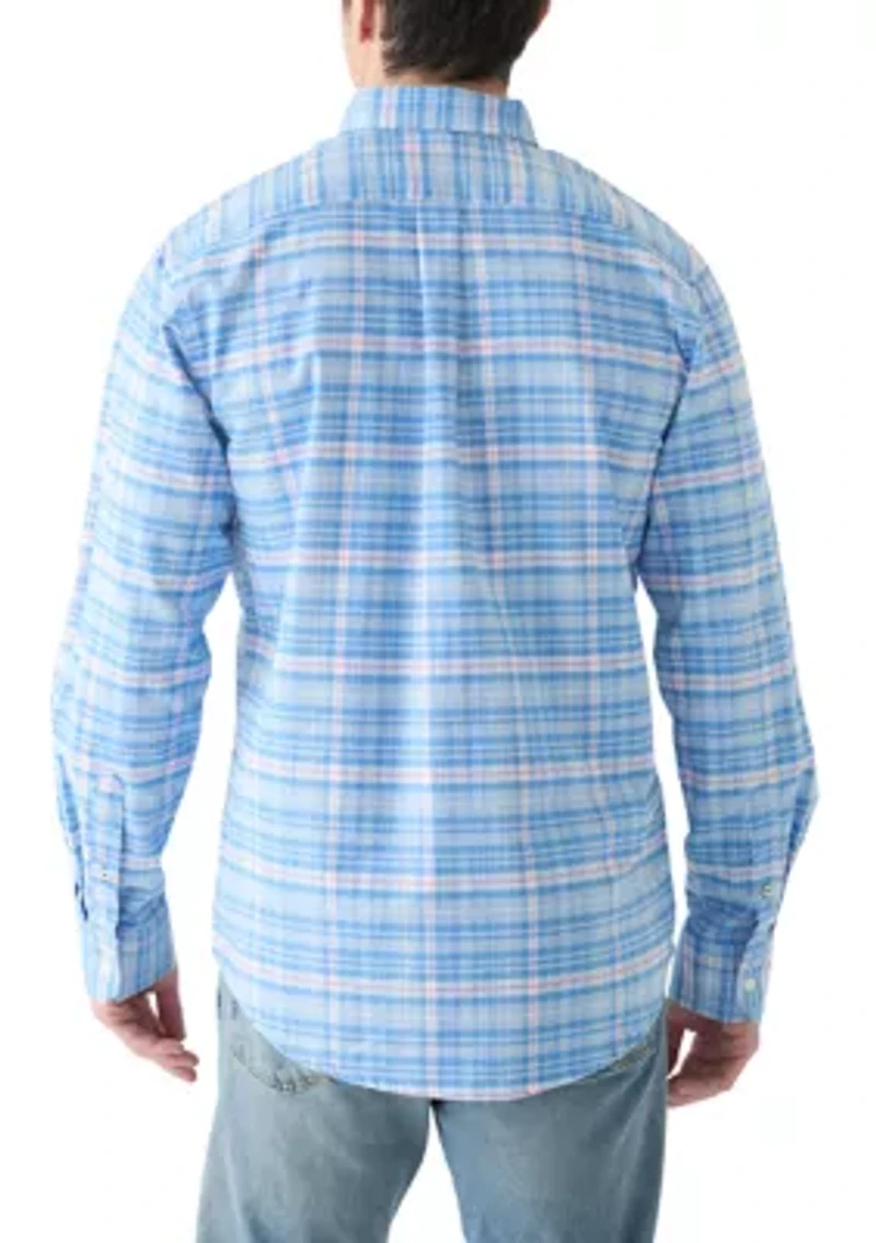 Long Sleeve Printed Oxford Shirt