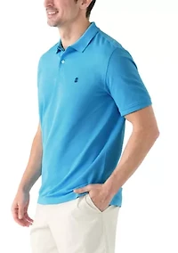Short Sleeve Double Dye Polo Shirt