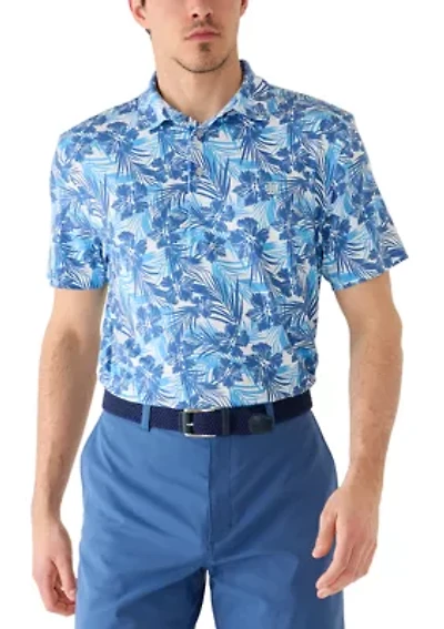 Men's Golf Swingflex Elite Short Sleeve Printed Polo