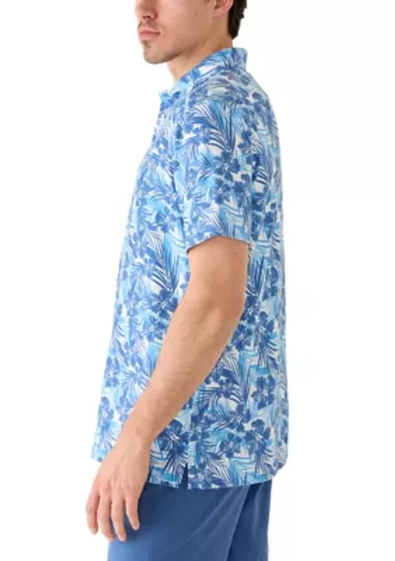 Men's Golf Swingflex Elite Short Sleeve Printed Polo