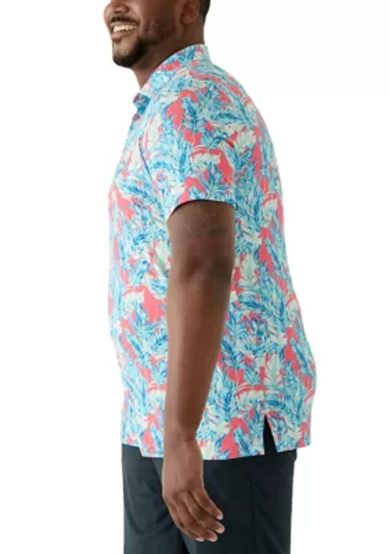 Big & Tall Leaving Las Vegas Swingflex Elite Printed Golf Polo Shirt