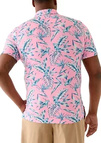 Big & Tall Birds of a Feather Swingflex Elite Printed Golf Polo Shirt