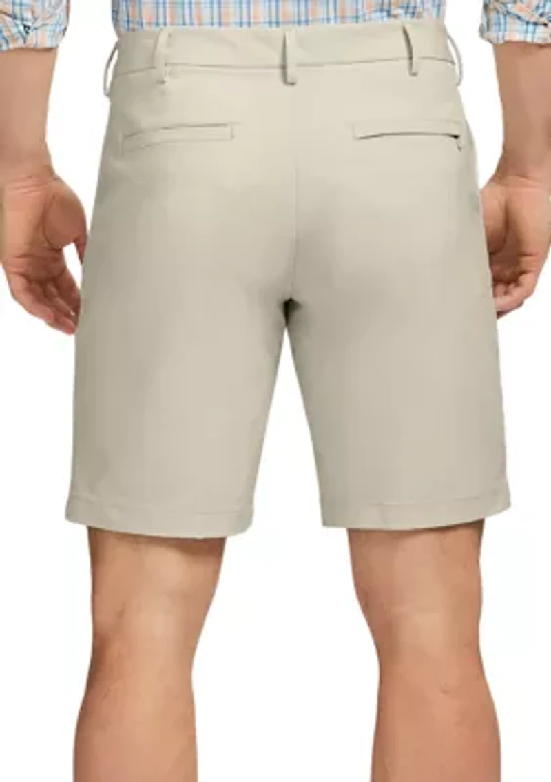 Traveler Flat Front 9.5'' Heather Shorts