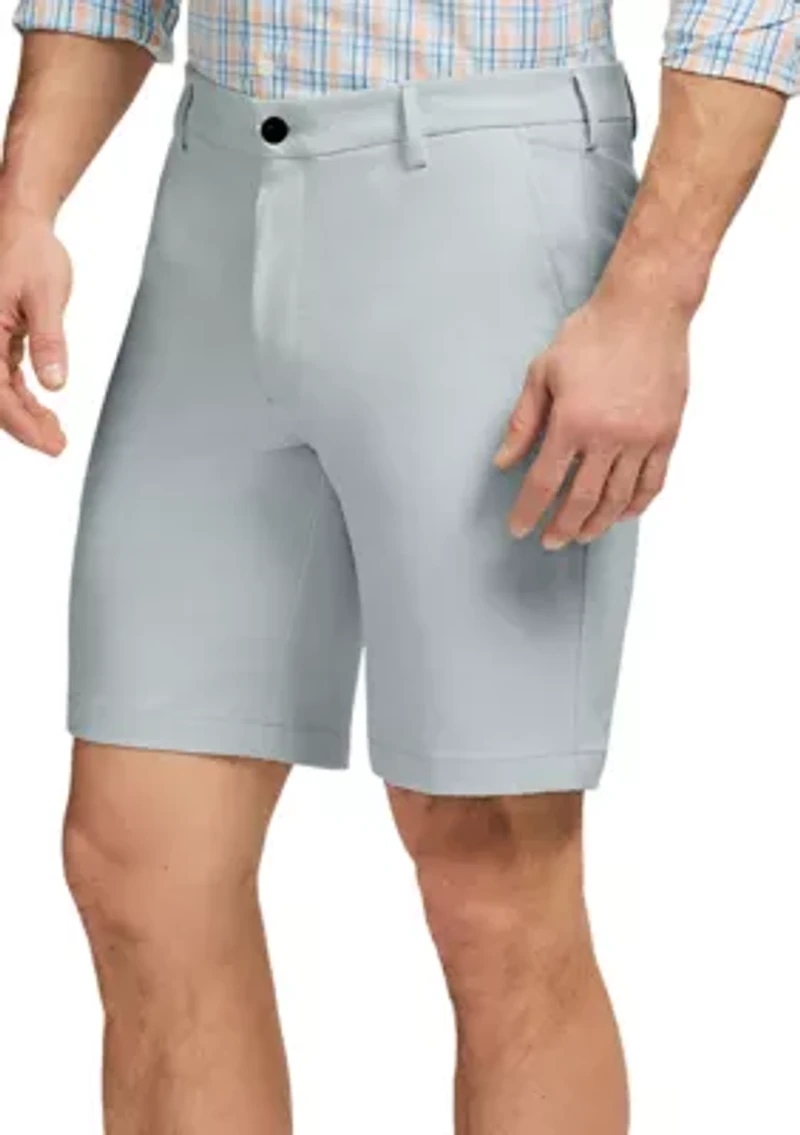 Traveler Flat Front 9.5'' Heather Shorts