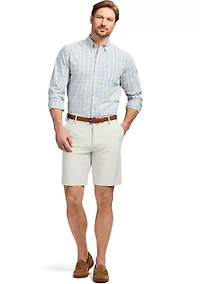 Traveler Flat Front 9.5'' Heather Shorts
