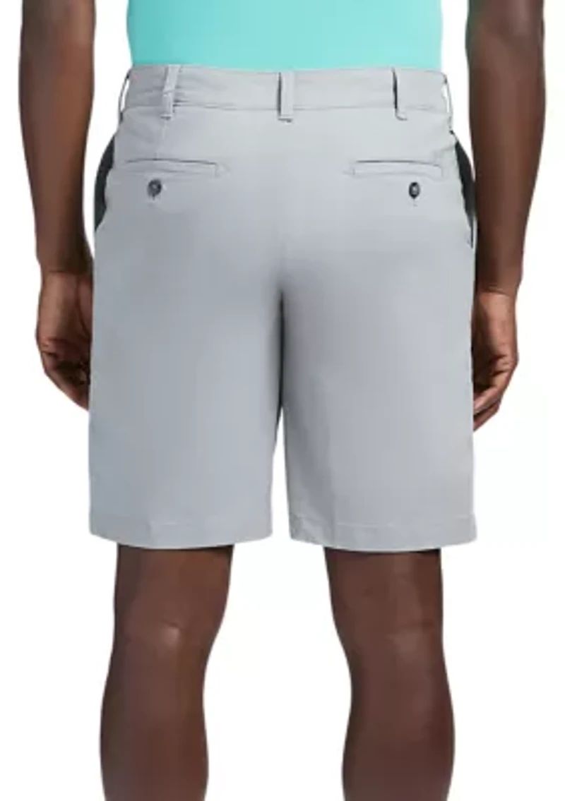 Flat Front Saltwater Twill Shorts - 9.5” Inseam