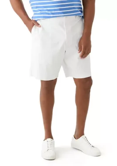 Big & Tall Flat Front Saltwater Twill Shorts