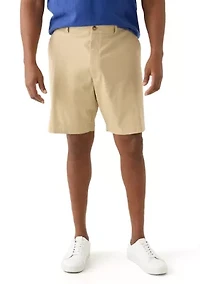 Big & Tall Flat Front Saltwater Twill Shorts