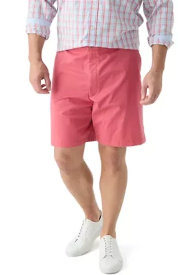 Big & Tall Flat Front Saltwater Twill Shorts