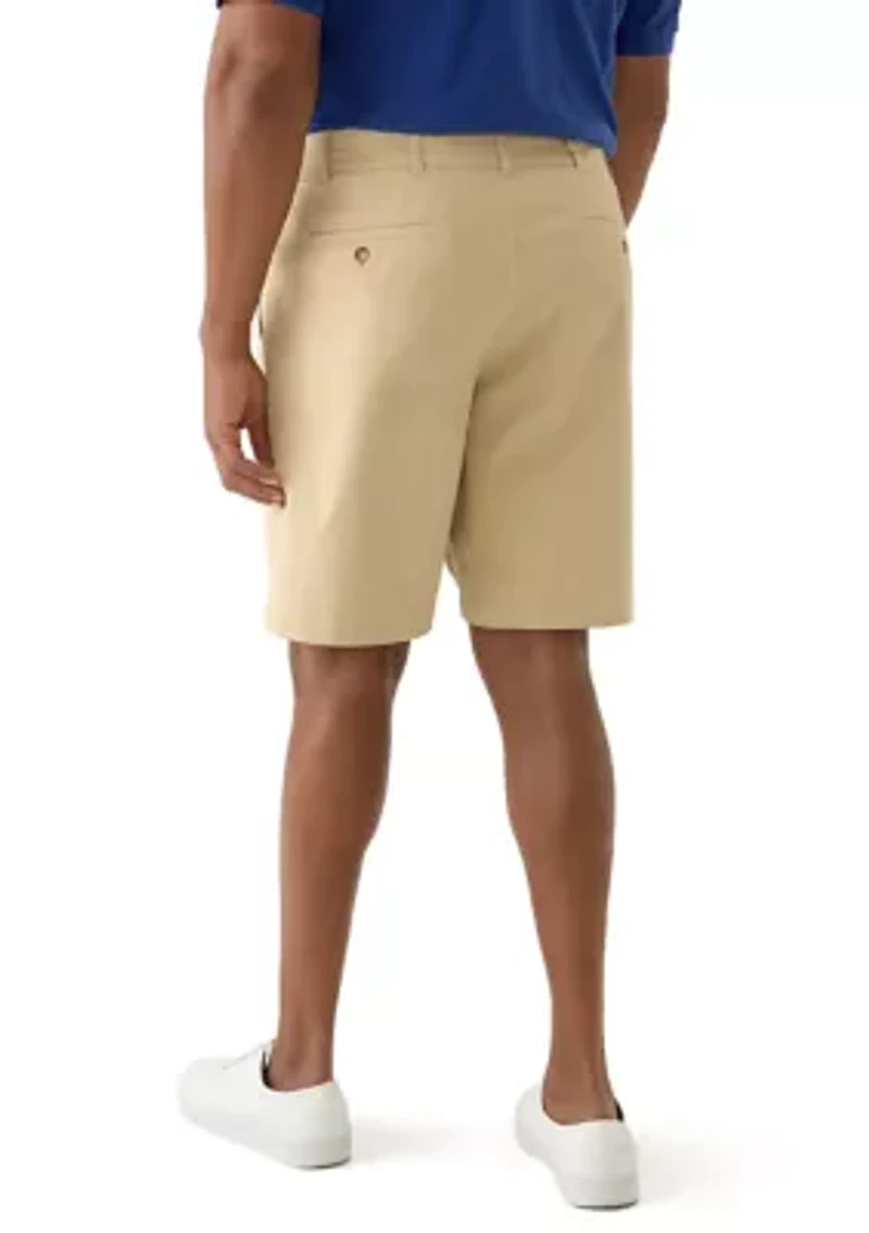 Big & Tall Flat Front Saltwater Twill Shorts