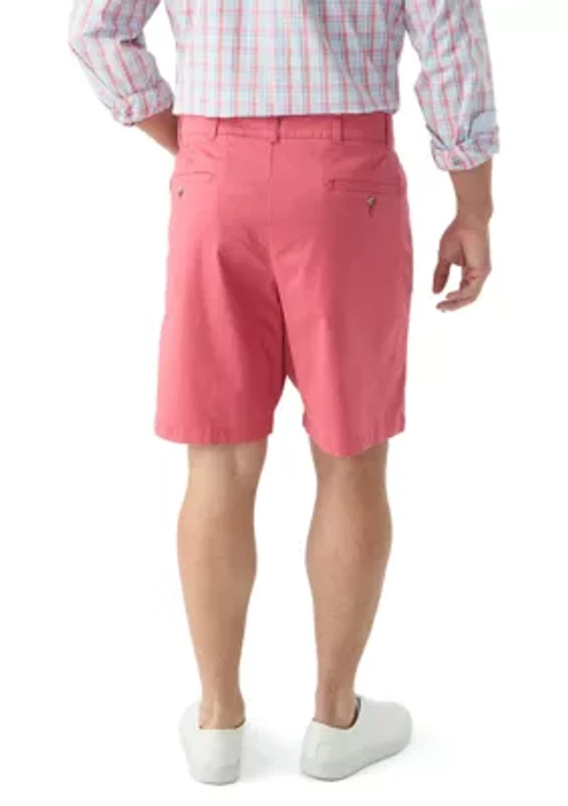 Big & Tall Flat Front Saltwater Twill Shorts