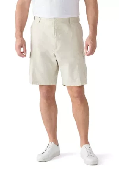 Big & Tall Flat Front Saltwater Nylon Pigment Dyed Cargo Shorts