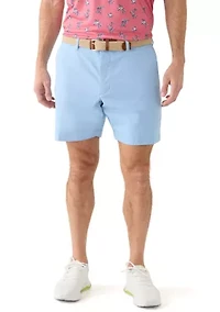Big & Tall 7" Flat Front Twill Shorts