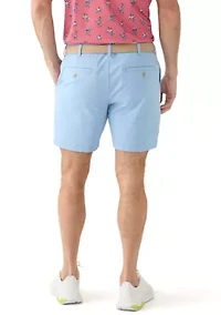 Big & Tall 7" Flat Front Twill Shorts