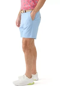 Big & Tall 7" Flat Front Twill Shorts