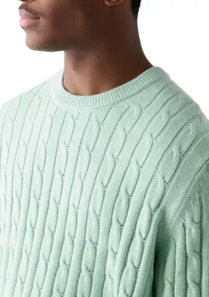 Classics Cable Knit Crew Neck Sweater