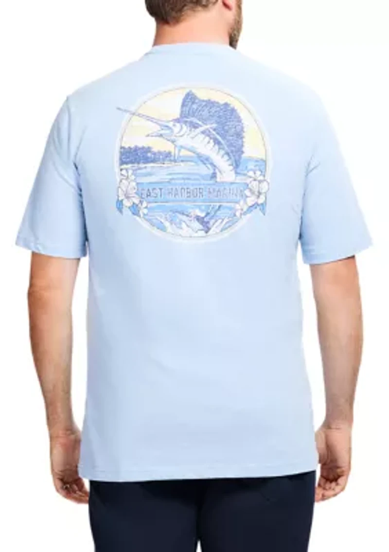 Men's Big Saltwater Short Sleeve Graphic T-Shirt