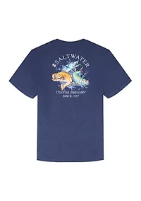 Big & Tall Saltwater Short Sleeve Graphic Shirt