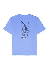 Men's Saltwater Fishing Gear Short Sleeve Graphic T-Shirt