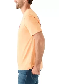 Men's Sea City Crab Graphic Short Sleeve