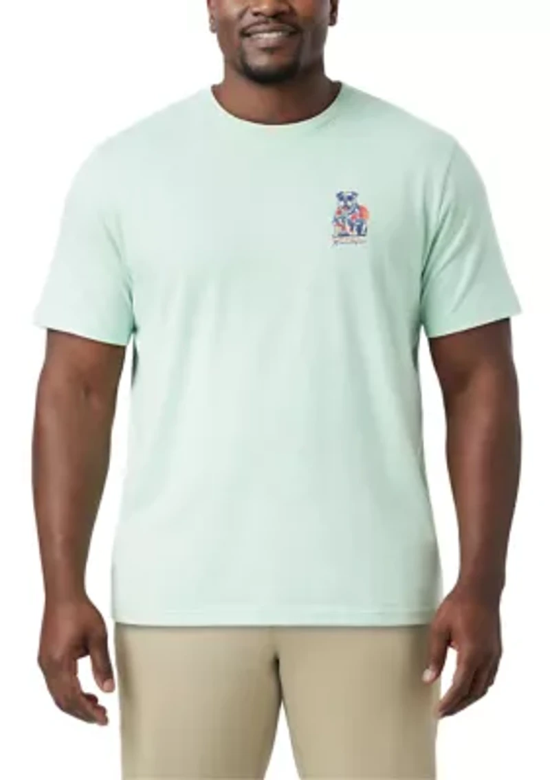 Big & Tall Surfside Sun Dog Graphic T-Shirt