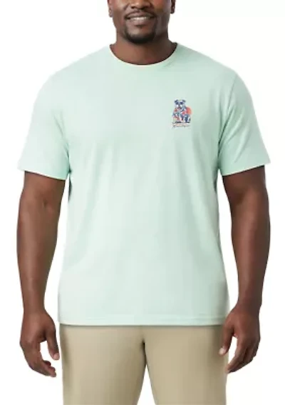 Big & Tall Surfside Sun Dog Graphic T-Shirt