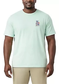 Big & Tall Surfside Sun Dog Graphic T-Shirt