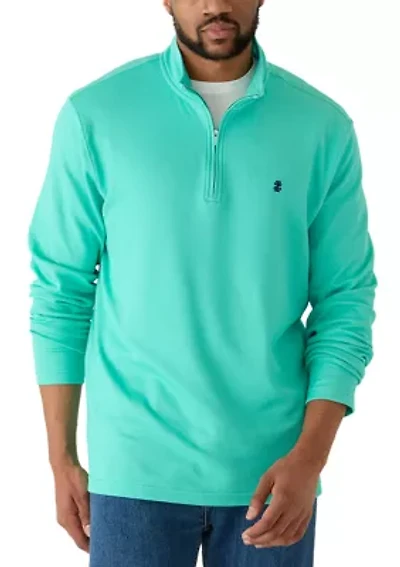 Big & Tall Long Sleeve Performance Comfort Quarter Zip