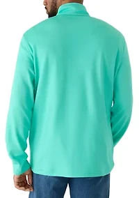 Big & Tall Long Sleeve Performance Comfort Quarter Zip