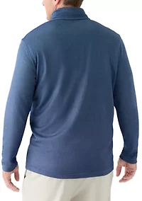 Big & Tall Long Sleeve Performance Comfort Quarter Zip