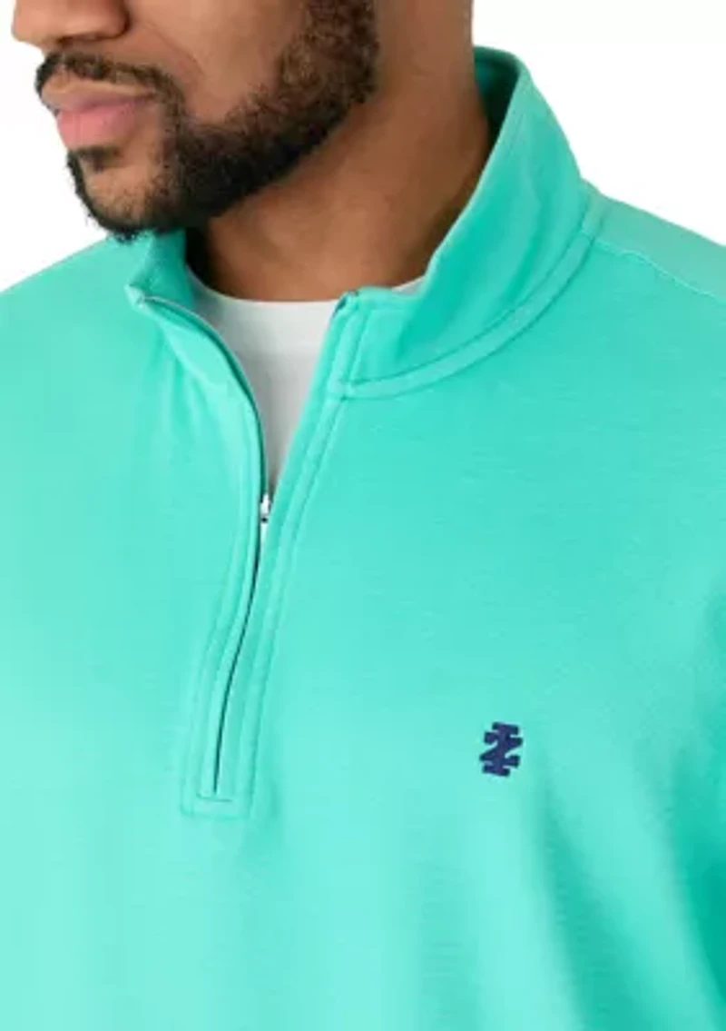 Big & Tall Long Sleeve Performance Comfort Quarter Zip