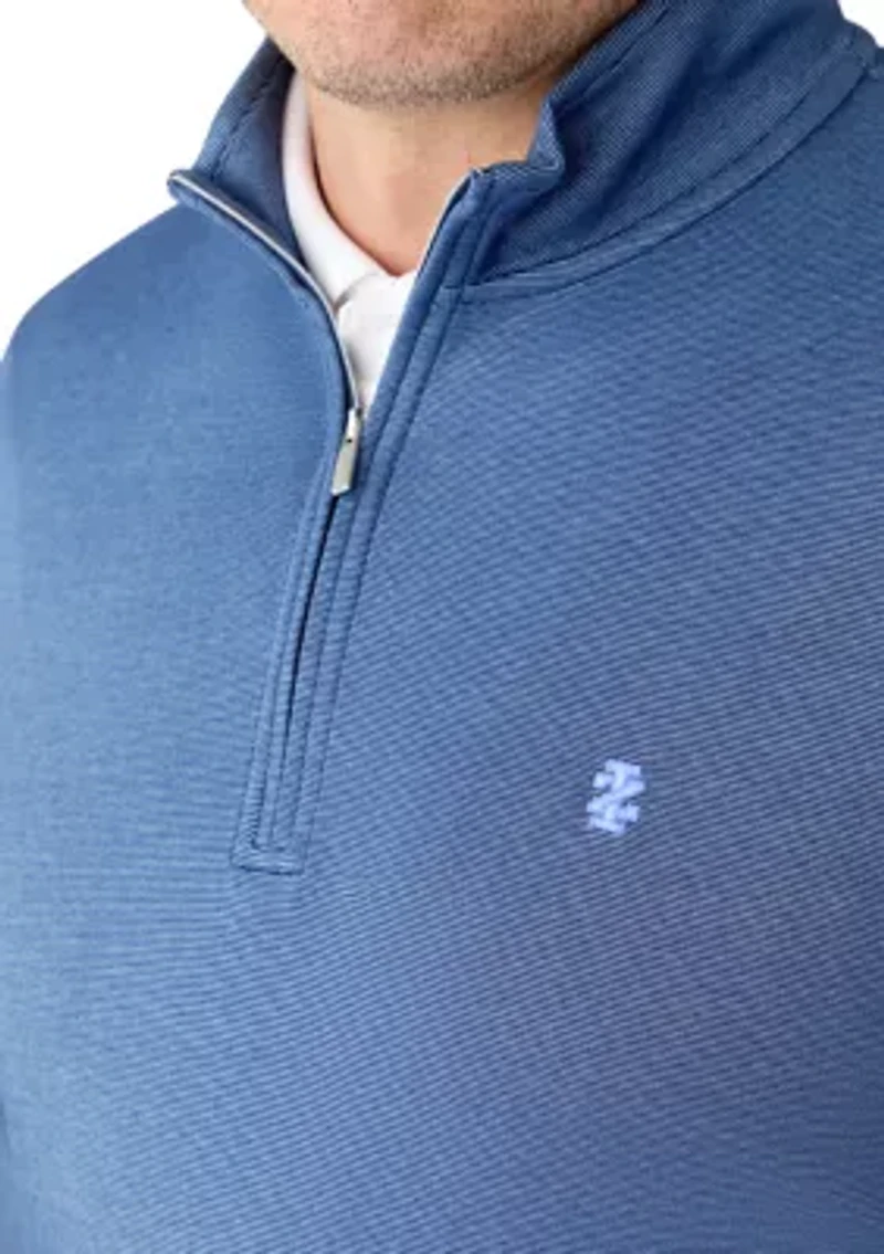 Big & Tall Long Sleeve Performance Comfort Quarter Zip